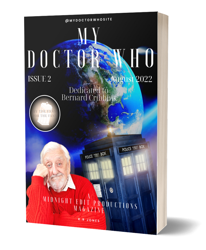 Magazine cover of My Doctor Who Magazine: Issue 2 by K.R Jones.