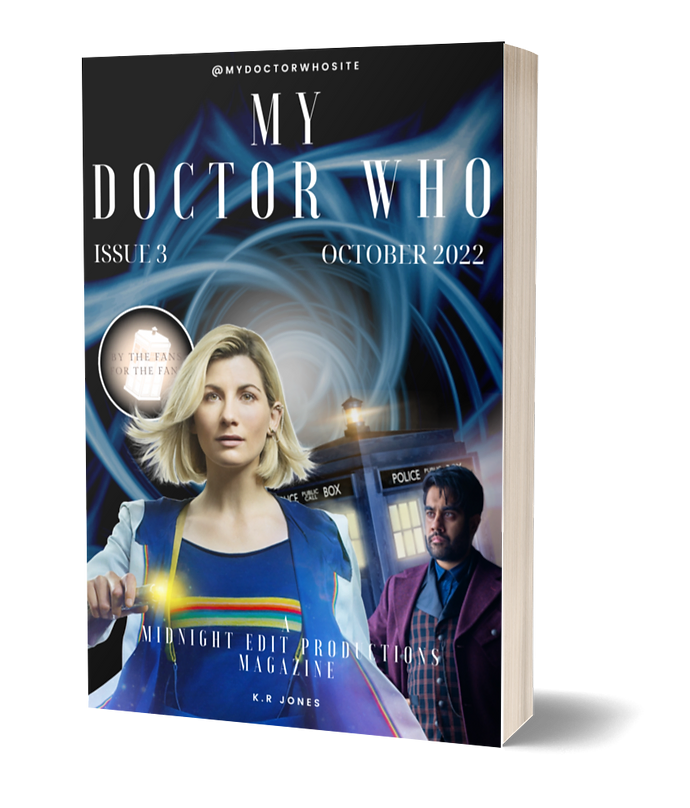 Magazine cover of My Doctor Who Magazine: Issue 3 by K.R Jones.