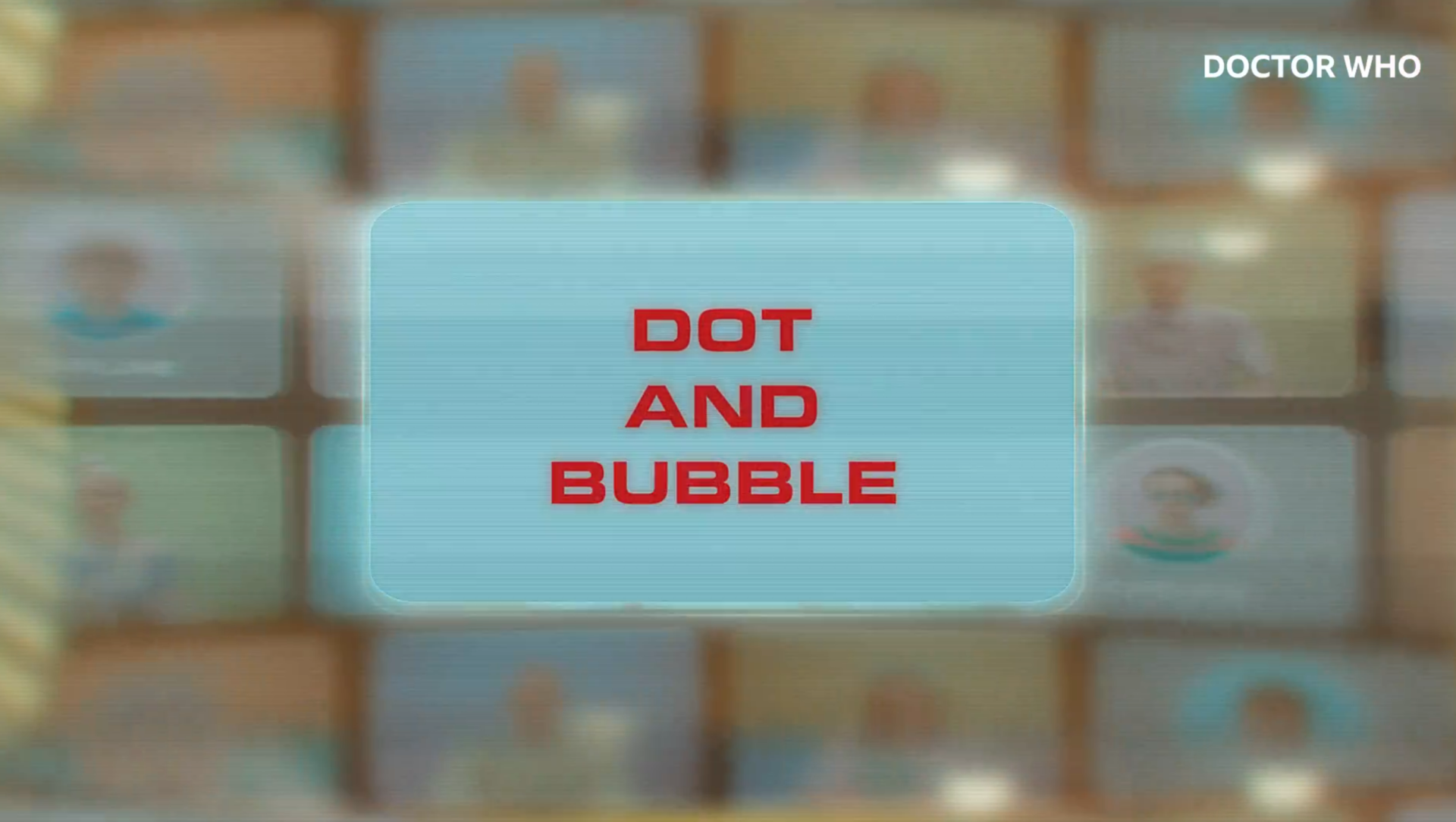 BBC Doctor Who X Account video of the new season 1 title names.